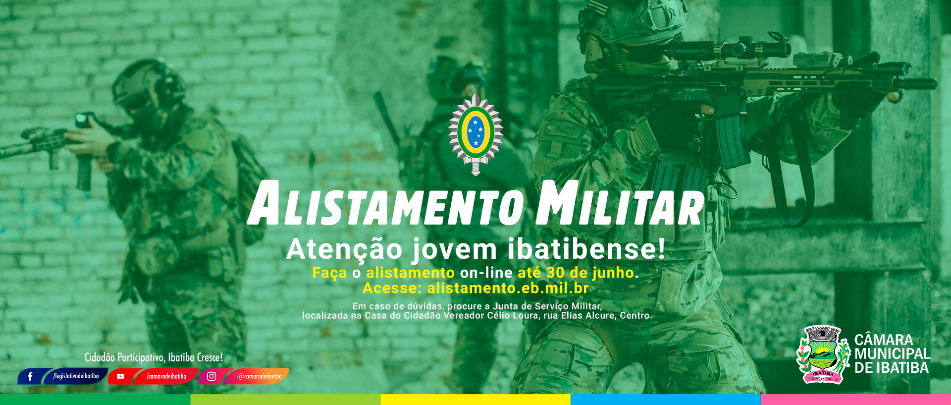Prefeitura Municipal de Juquitiba  Alistamento Militar 2023 irá até dia 30  de junho