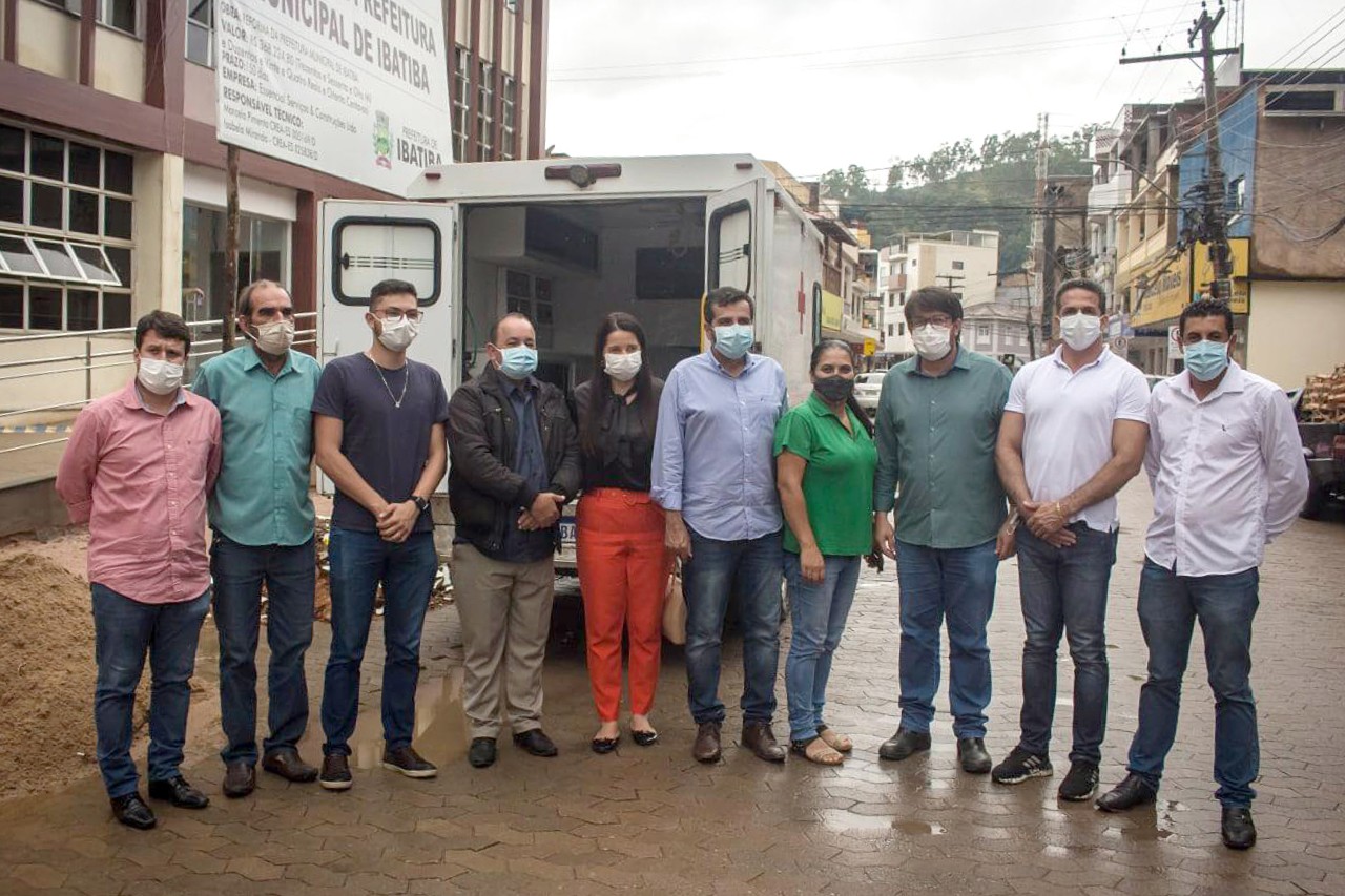 Diretor geral do Detran, Givaldo Vieira, visita Ibatiba