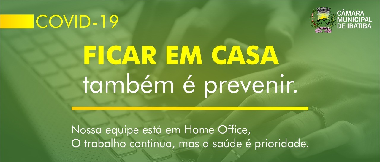Câmara estabelece trabalho "home office"