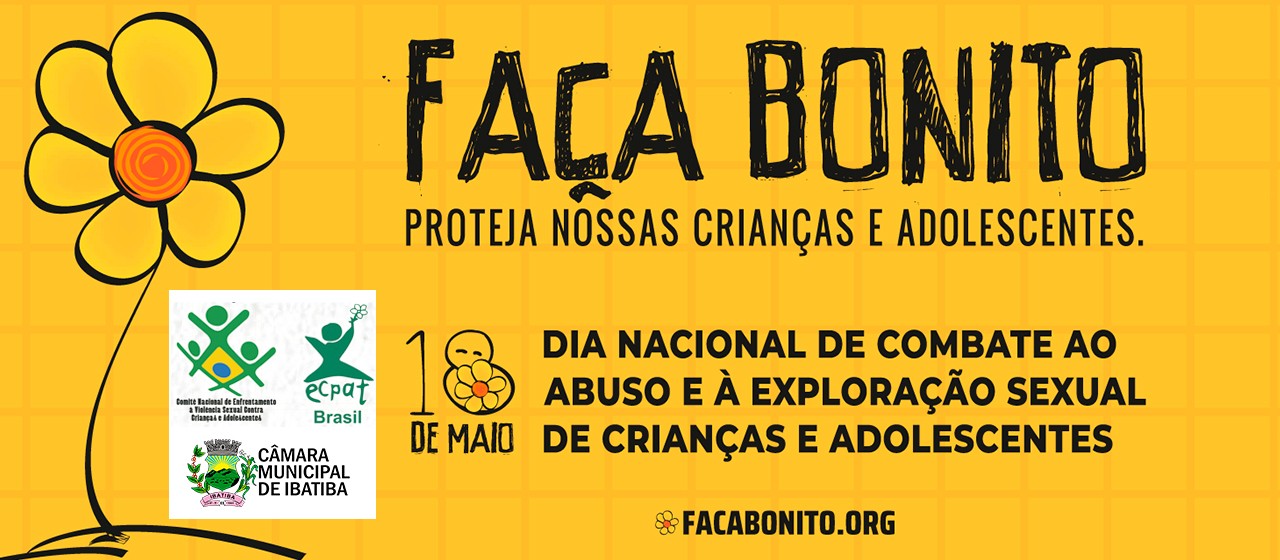 18 de maio: Faça Bonito. Proteja nossas crianças e adolescentes