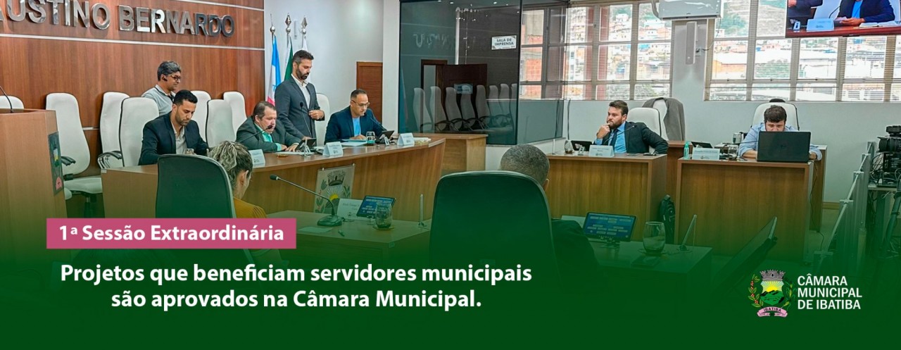 Projetos que beneficiam servidores municipais são aprovados na Câmara Municipal