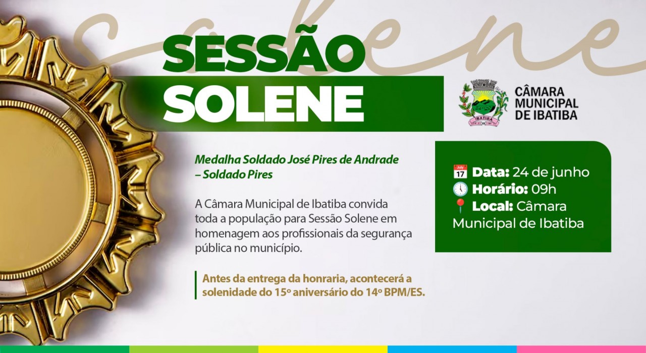 Solenidades de Aniversário do 14º BPM e entrega da Medalha Soldado Pires acontecem no dia 24 de junho