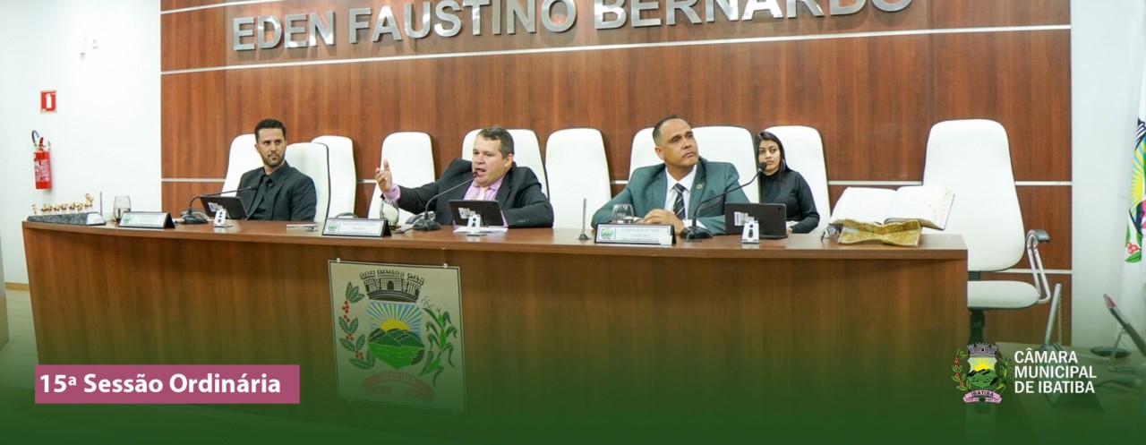 Câmara Municipal aprova Projetos de Resolução, um Decreto Legislativo e 13 moções.
