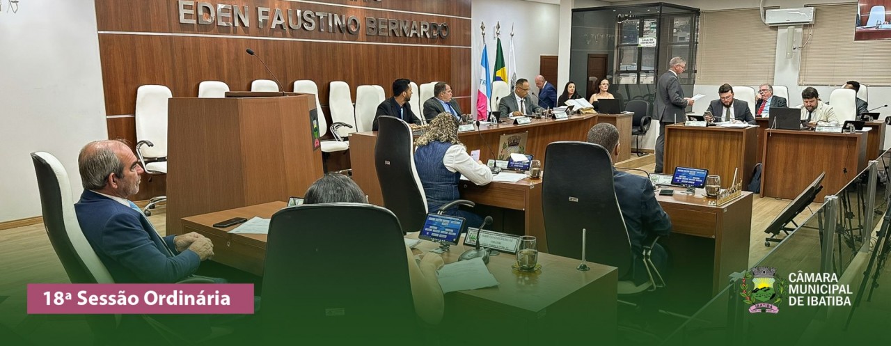 Saiba quais projetos a Câmara Municipal aprovou durante a sessão dessa terça-feira (25)