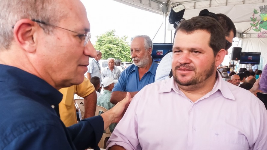 Governador Paulo Hartung e o Presidente da Câmara, Marquinho Delega