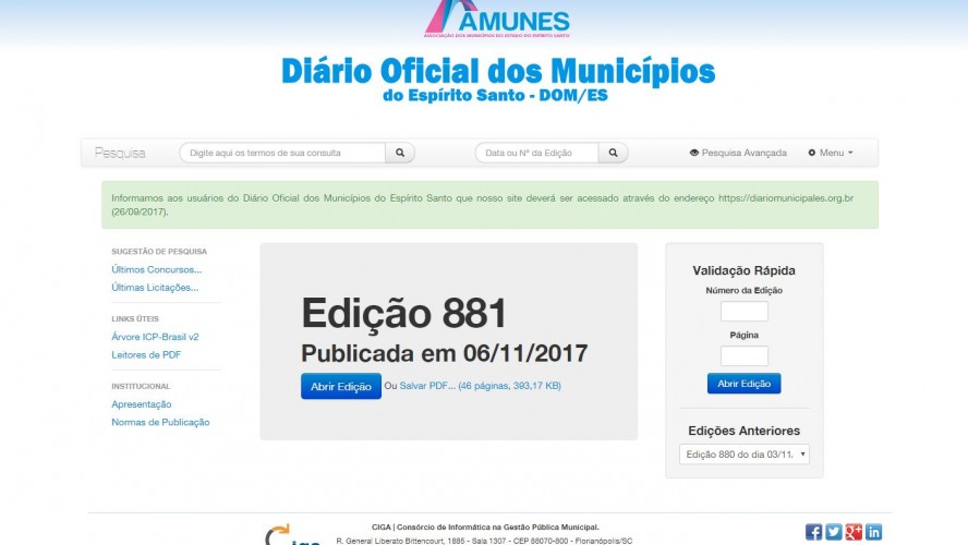 Site da Amunes