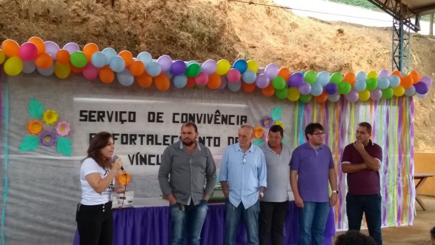 Evento de reinauguração do Centro de Convivência