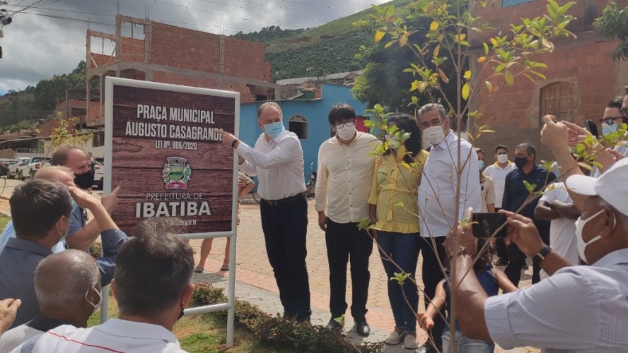 Cerimônia de Inauguração de Obras em Ibatiba, nesta sexta-feira (22)