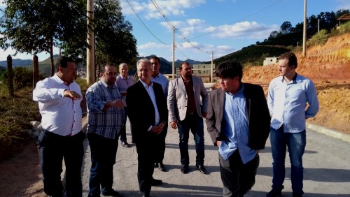 Obras de pavimentação são fiscalizadas Obras de pavimentação são fiscalizadas