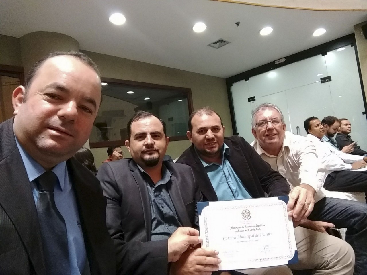 Vereadores de Ibatiba recebem homenagem na Assembleia Legislativa do ES Vereadores de Ibatiba recebem homenagem na Assembleia Legislativa do ES