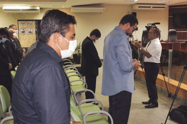 Culto marca ínicio da 1ª Sessão Ordinária da Câmara Culto marca ínicio da 1ª Sessão Ordinária da Câmara