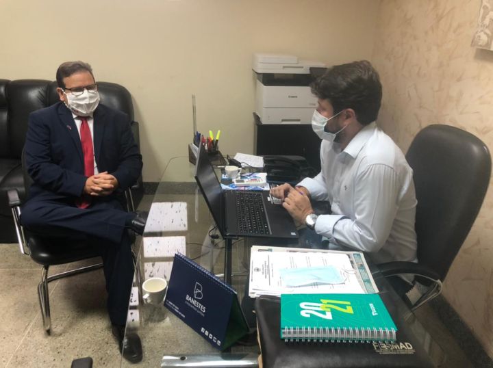 Presidente da Câmara de Ibatiba recebe o presidente da 16ª Subseção da OAB Presidente da Câmara de Ibatiba recebe o presidente da 16ª Subseção da OAB