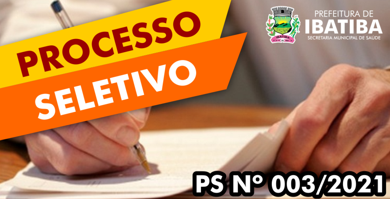 Câmara divulga edital de abertura de novo Processo Seletivo da Prefeitura de Ibatiba Câmara divulga edital de abertura de novo Processo Seletivo da Prefeitura de Ibatiba