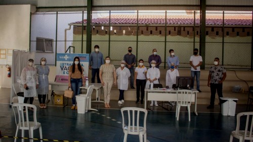 Vereadores acompanham início da vacinação da Covid-19 no IFES Ibatiba Vereadores acompanham início da vacinação da Covid-19 no IFES Ibatiba