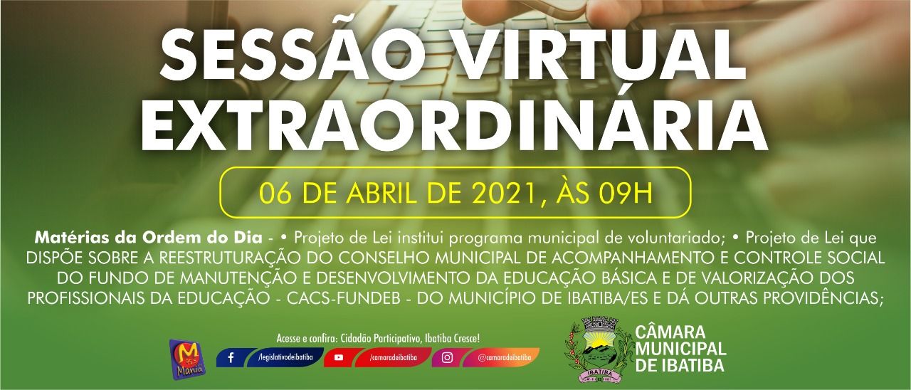 Sessão Extraordinária Sessão Extraordinária