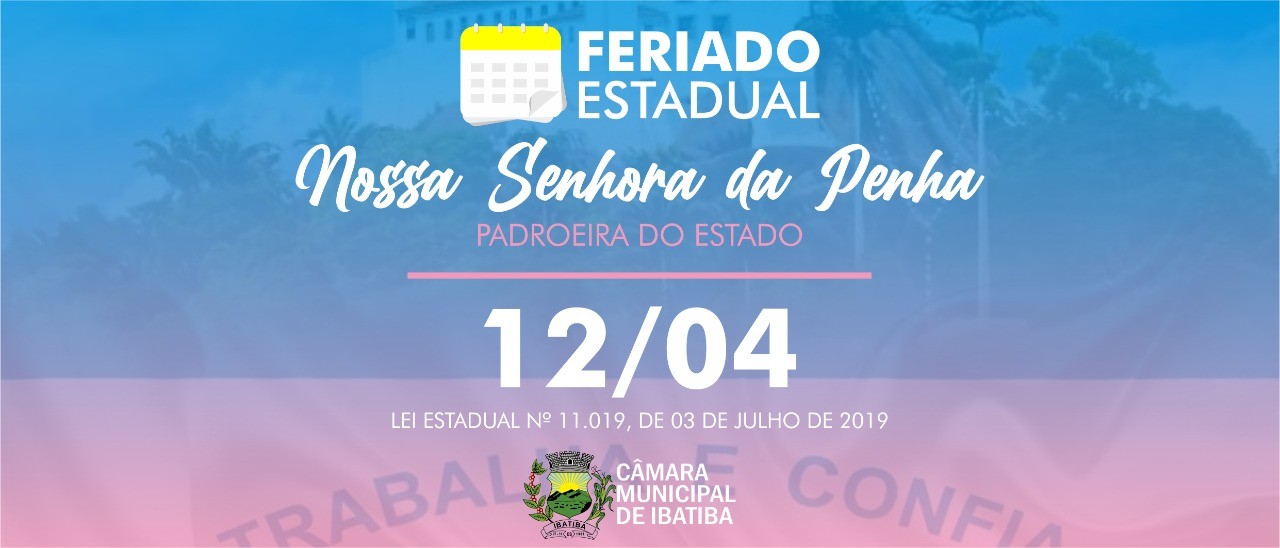 Feriado nesta segunda-feira (12) Feriado nesta segunda-feira (12)