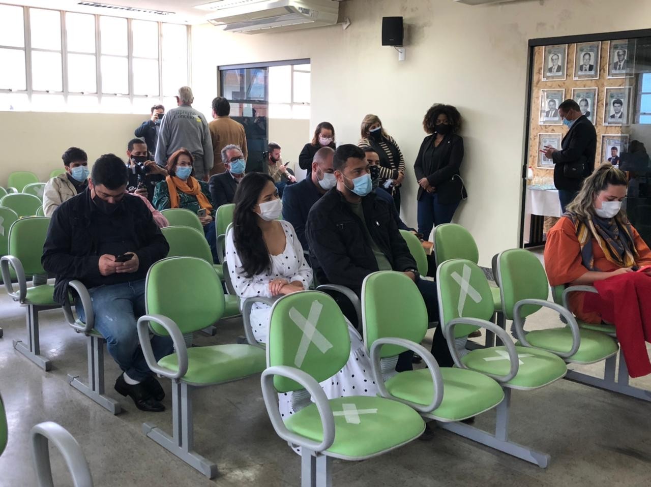 Câmara recebe líderes cristãos para comemorar o Dia Municipal da Consciência Evangélica Câmara recebe líderes cristãos para comemorar o Dia Municipal da Consciência Evangélica