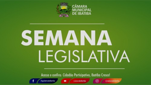 Semana Legislativa Semana Legislativa