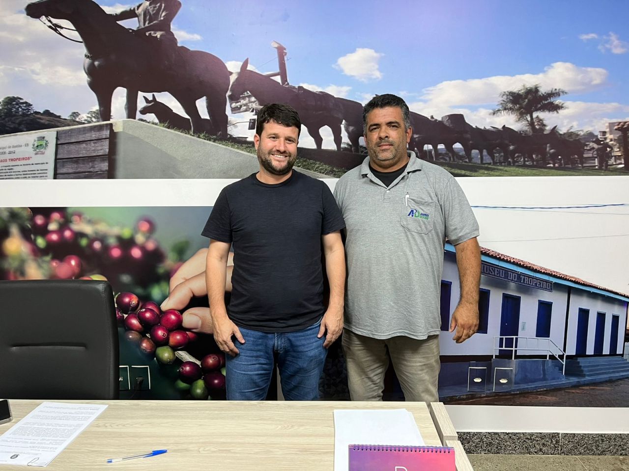 Câmara recebe presidente da Feira Livre Câmara recebe presidente da Feira Livre