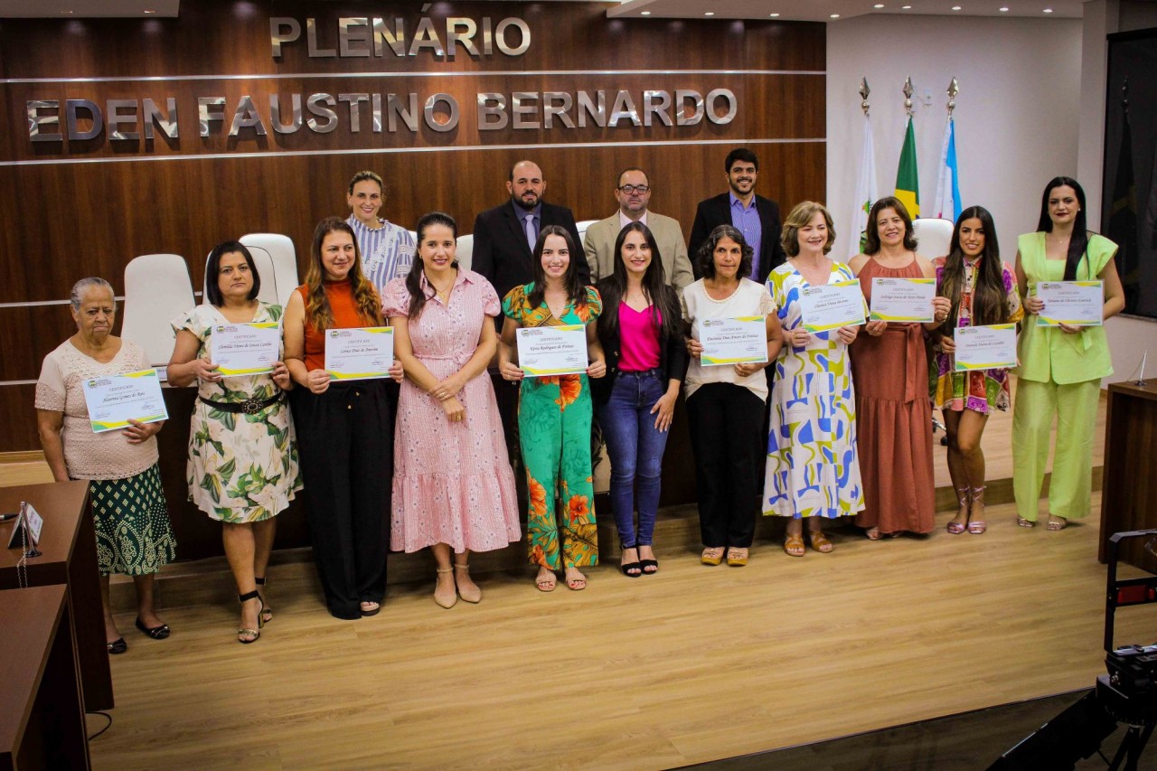 Câmara realiza Sessão Solene "Mulheres Inspiradoras"