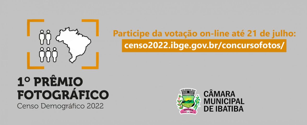 Votação para o 1º Prêmio Fotográfico Censo Demográfico já está disponível Votação para o 1º Prêmio Fotográfico Censo Demográfico já está disponível