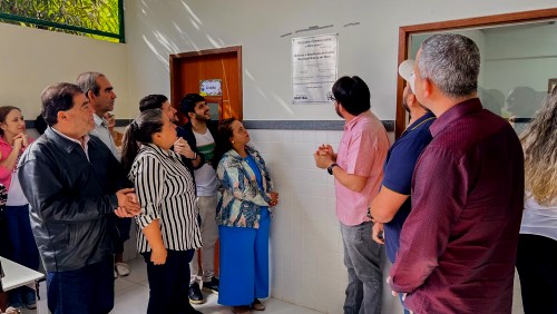Vereadores participam da entrega de ampliação de duas creches Vereadores participam da entrega de ampliação de duas creches