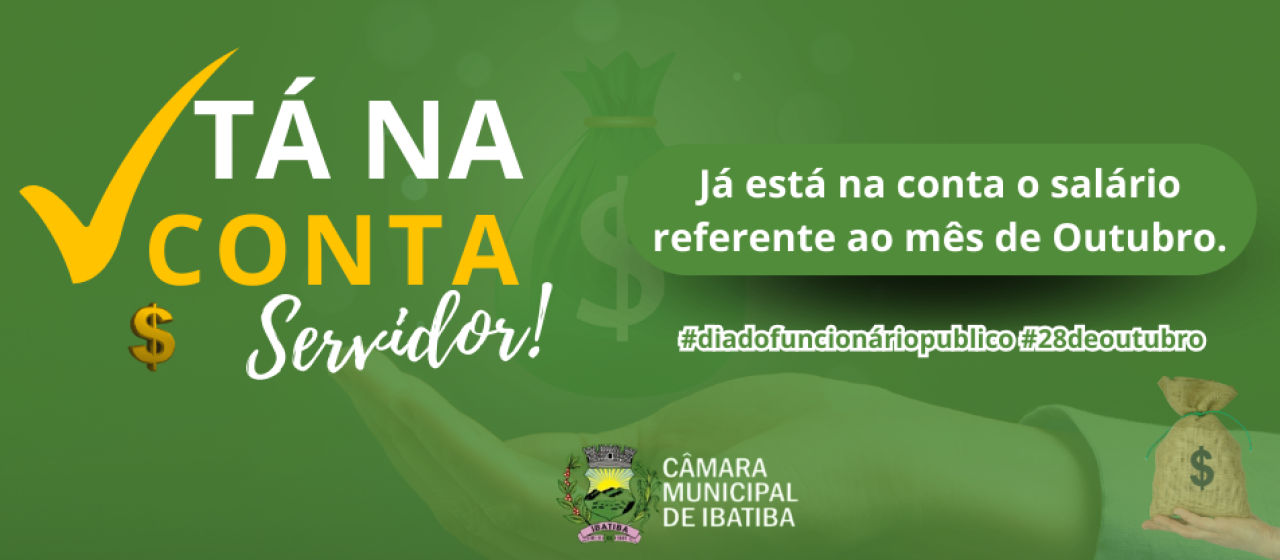 Câmara Municipal adianta pagamento de servidores para esta sexta-feira Câmara Municipal adianta pagamento de servidores para esta sexta-feira