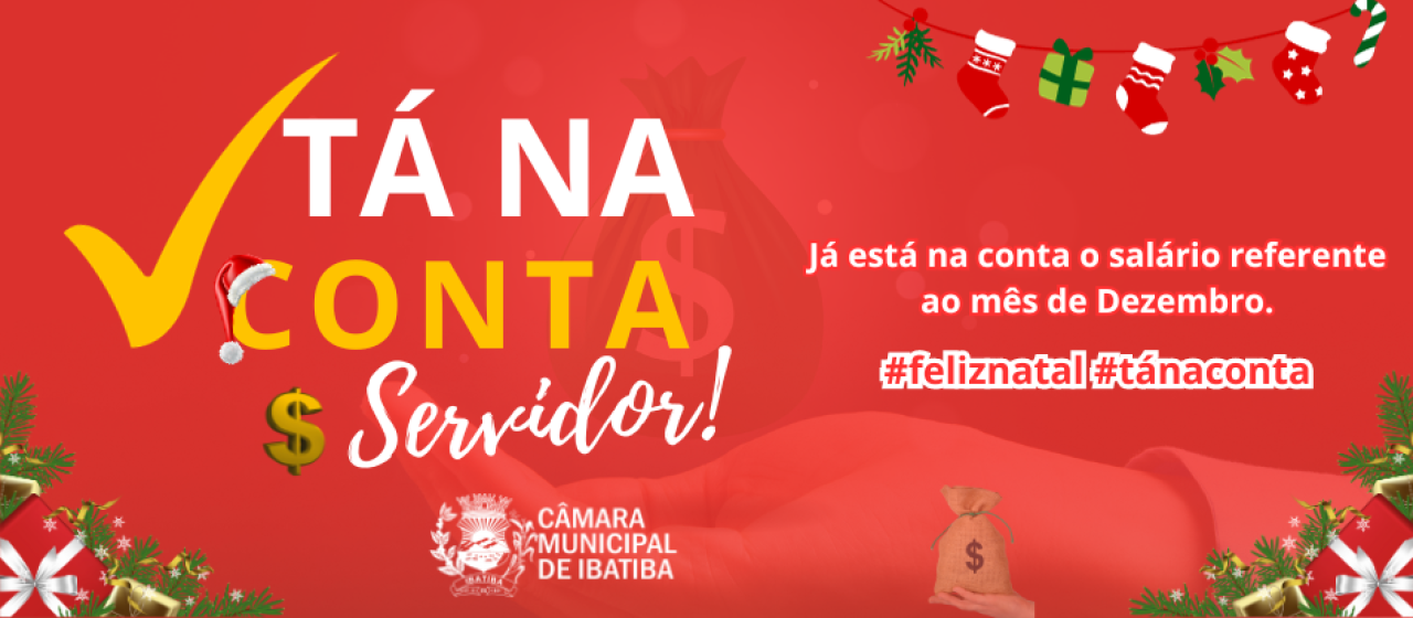 Câmara Municipal adianta pagamento do mês de dezembro para seus servidores Câmara Municipal adianta pagamento do mês de dezembro para seus servidores