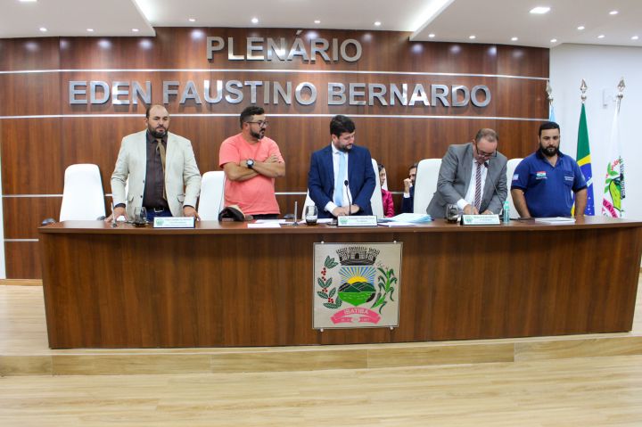 1ª Sessão Ordinária marca início do ano legislativo na Câmara Municipal 1ª Sessão Ordinária marca início do ano legislativo na Câmara Municipal