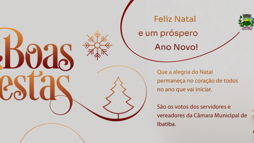 Câmara Municipal deseja boas festas de fim de ano a todos Câmara Municipal deseja boas festas de fim de ano a todos