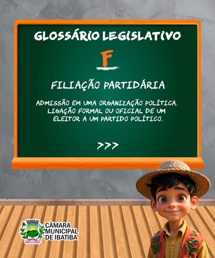Câmara Municipal explica alguns termos usados em sessão, de D à F Câmara Municipal explica alguns termos usados em sessão, de D à F