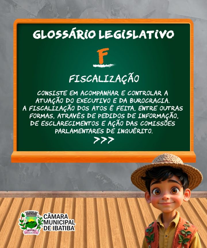 Câmara Municipal explica alguns termos usados em sessão, de D à F Câmara Municipal explica alguns termos usados em sessão, de D à F