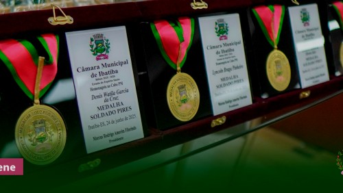 Câmara Municipal realiza solenidade de entrega da medalha Soldado Pires Câmara Municipal realiza solenidade de entrega da medalha Soldado Pires