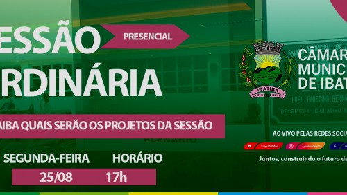 Saiba quais projetos estão em tramitação e serão apreciados na Sessão de hoje (25) Saiba quais projetos estão em tramitação e serão apreciados na Sessão de hoje (25)