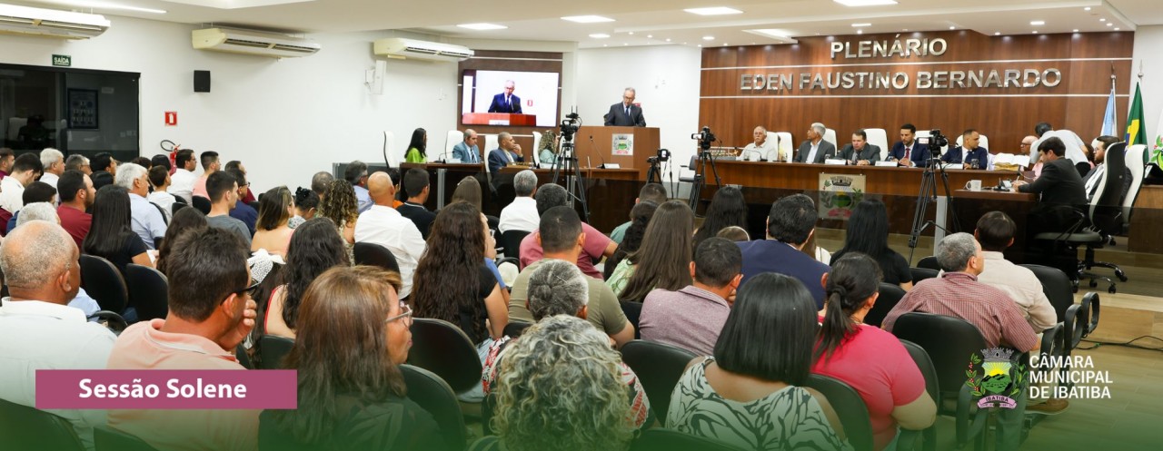 Câmara de Ibatiba presta honraria a cidadãos por contribuição cristã Câmara de Ibatiba presta honraria a cidadãos por contribuição cristã