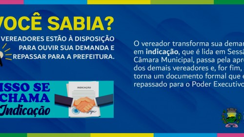 Indicação Parlamentar: O elo direto entre o cidadão e as melhorias em Ibatiba Indicação Parlamentar: O elo direto entre o cidadão e as melhorias em Ibatiba