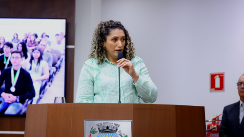 Discurso da ver. Marli Tiengo do Carmo Faria (MDB) | Sessão Solene - Entrega da Medalha Pedro Nogueira Teixeira Discurso da ver. Marli Tiengo do Carmo Faria (MDB) | Sessão Solene - Entrega da Medalha Pedro Nogueira Teixeira