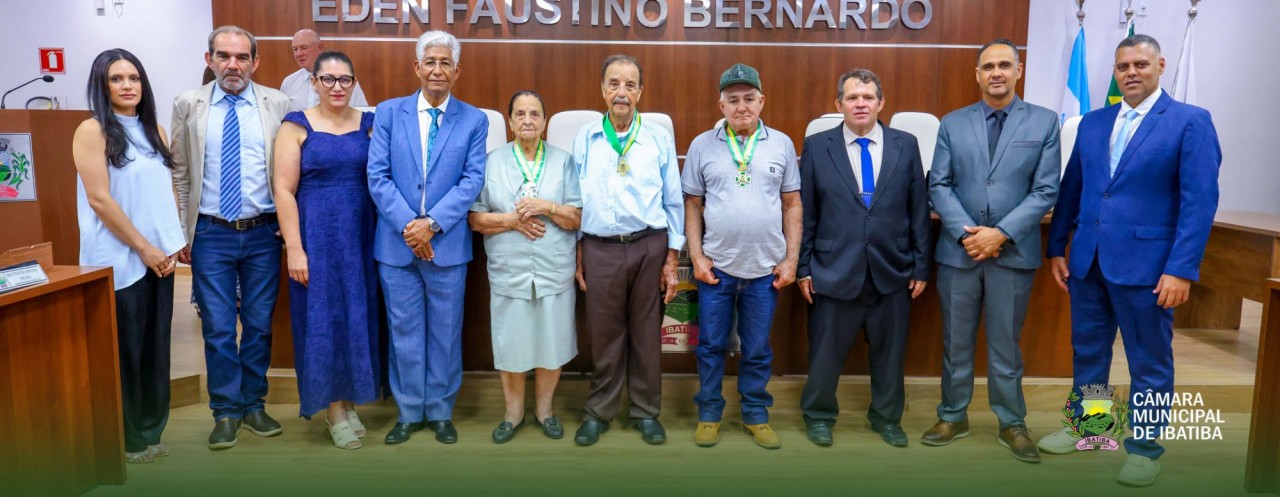 Comenda Dico Ribeiro é entregue em Sessão Solene na Câmara de Ibatiba Comenda Dico Ribeiro é entregue em Sessão Solene na Câmara de Ibatiba